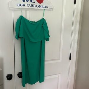 Green Strapless Charles Henry Dress